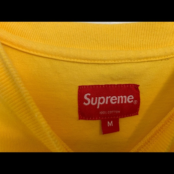 Supreme New York Arc City Tee Yellow Size Medium - Picture 5 of 6